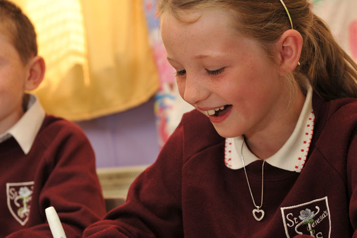 Image showing happy pupils